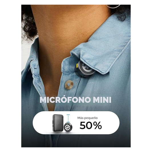 Micrófono inalámbrico Hollyland Lark M2 para iPhone/Cámara/Android/PC