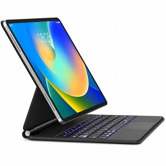 Funda de teclado para iPad Air 13 (M4 2026/M3 2025/M2 2024) y iPad Pro de 12.9 pulgadas 6ª/5ª/4ª/3ª generación